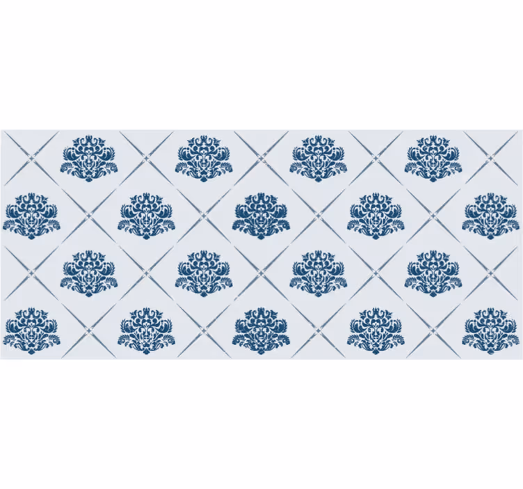Blind bedroom floor tile decals - TenStickers