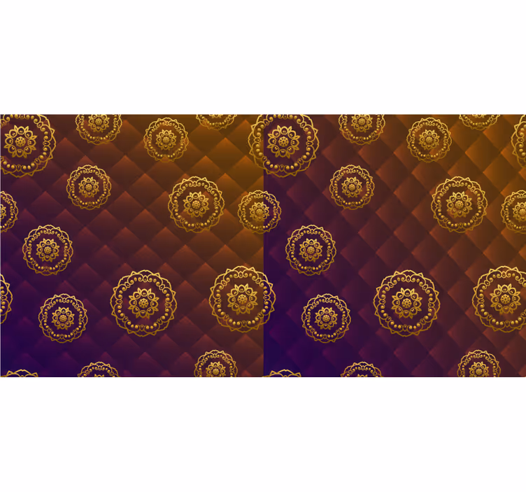 Blind bedroom multicolor elegant mandala - TenStickers