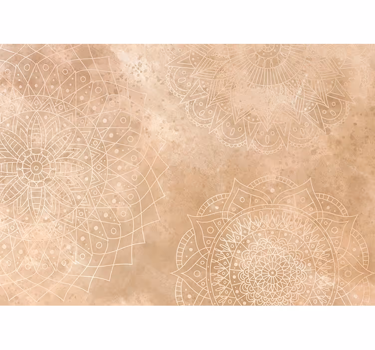 Living room blind vintage mandalas design - TenStickers