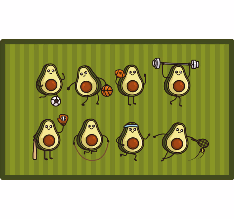 Blind children anime avocados - TenStickers