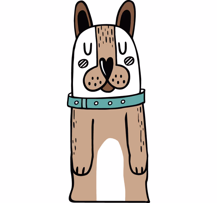 Blind children door vinyl - TenStickers
