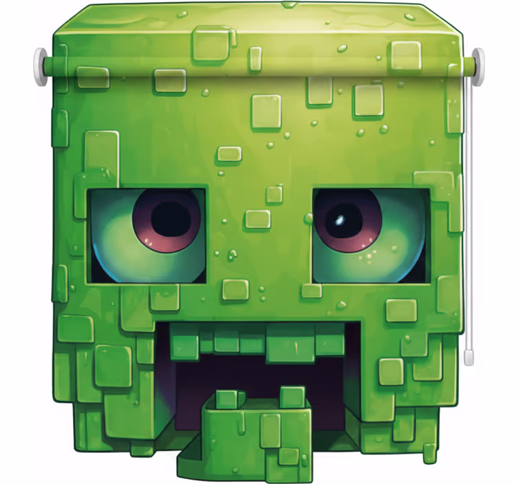 Blind children pixel art character - TenStickers