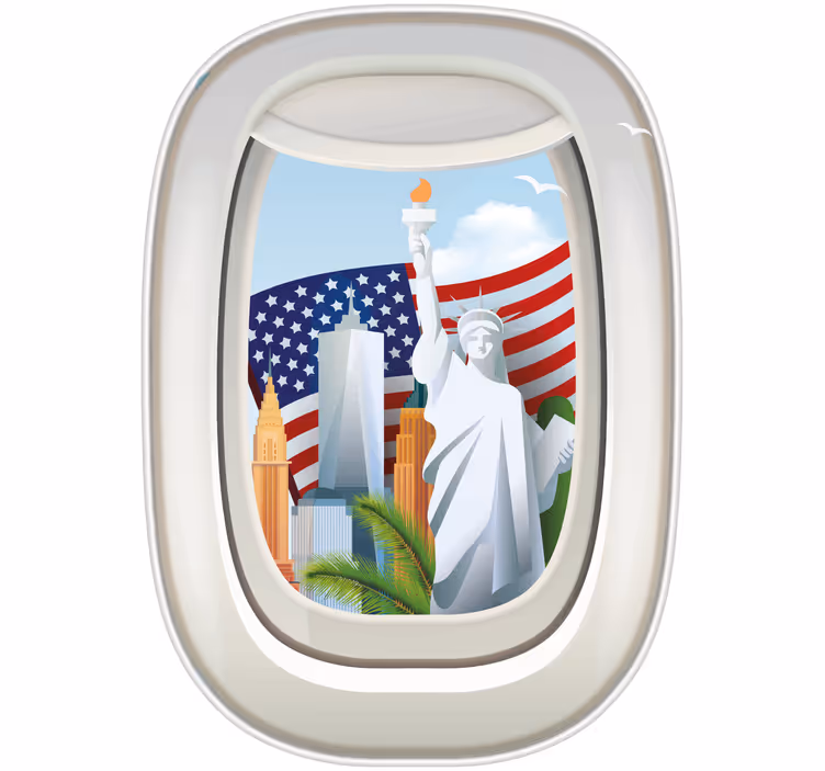 Blind teens experience america from above - TenStickers