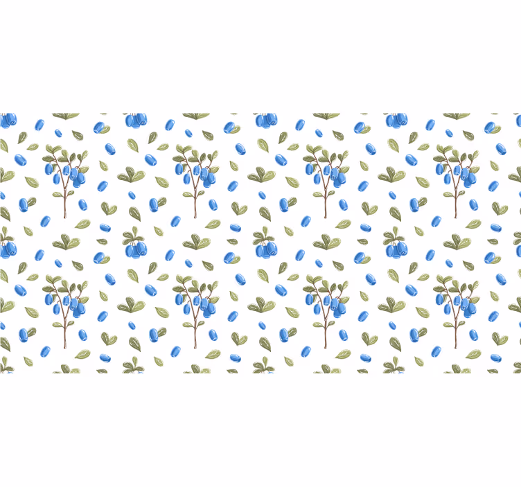 White window blind with floral watercolor pattern - TenStickers