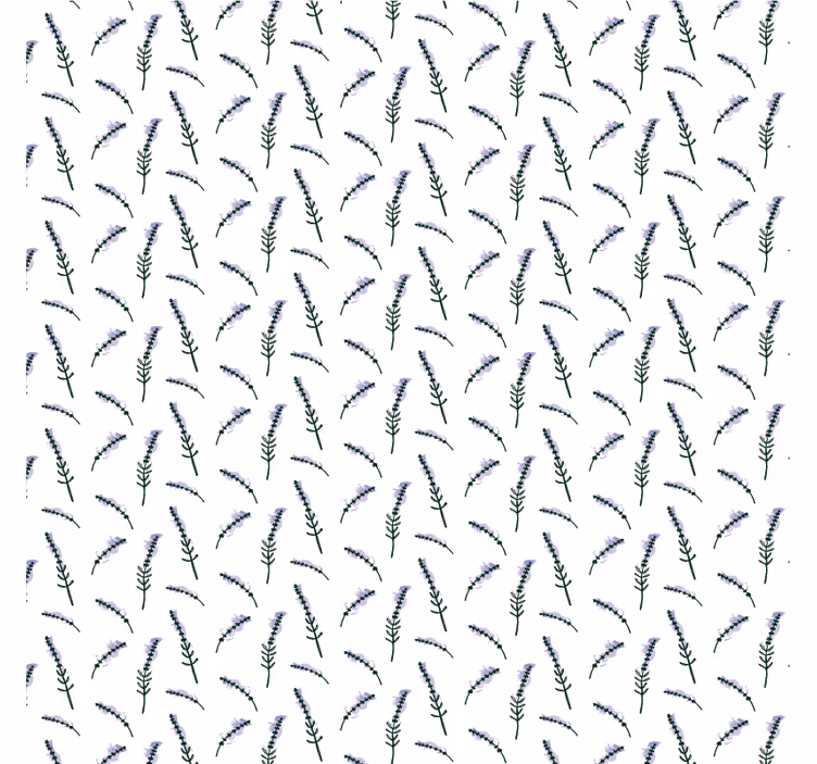 Floral roller blind lavender motif - TenStickers