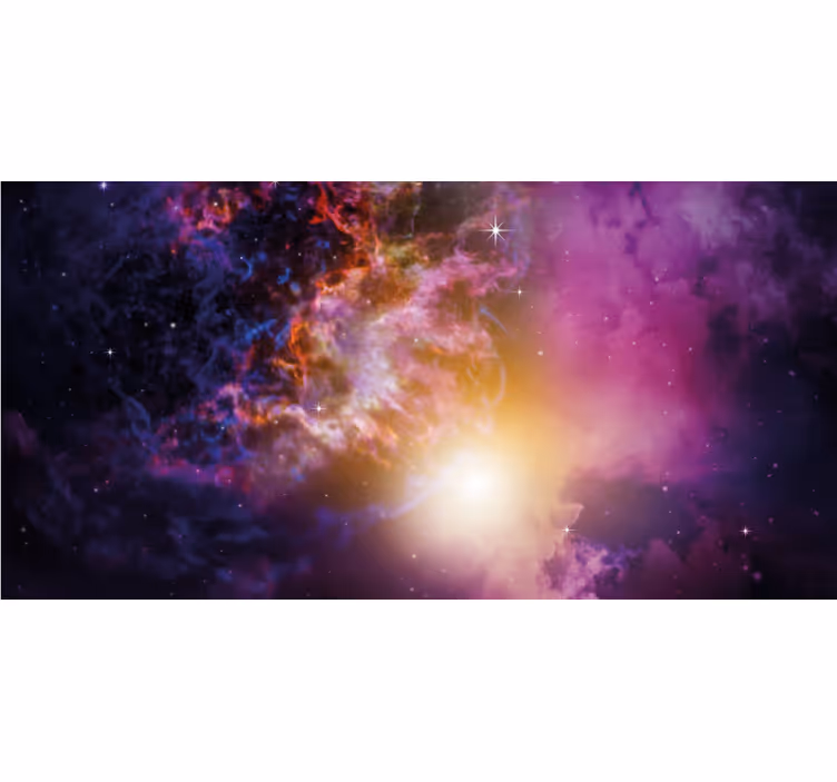 Gamer roller blind nebula - TenStickers
