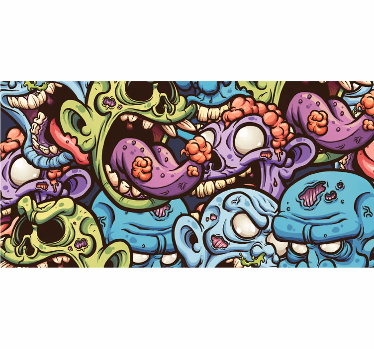 Gamer roller blind zombies edition - TenStickers