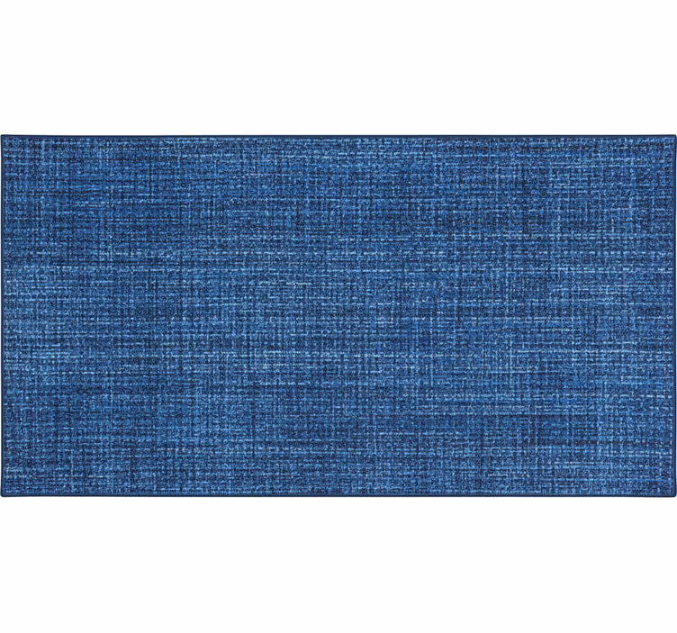 Blue fabric effect pattern roller blind - TenStickers