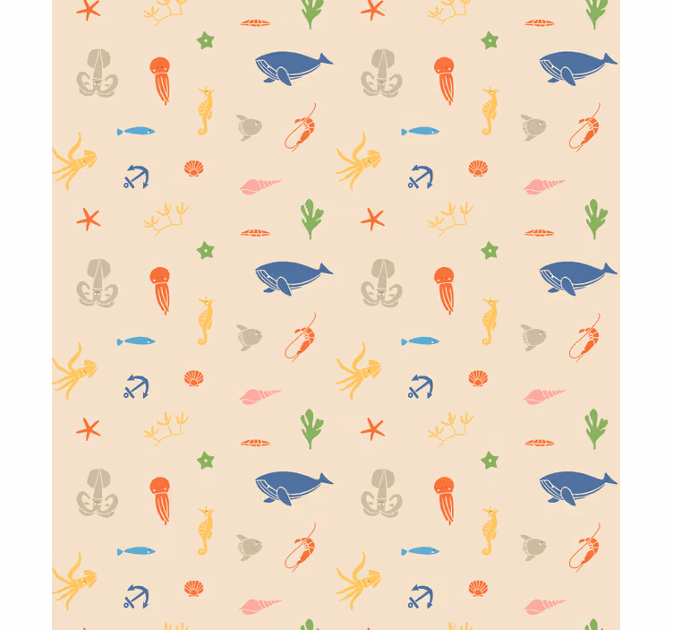 Animals blind ocean life design - TenStickers