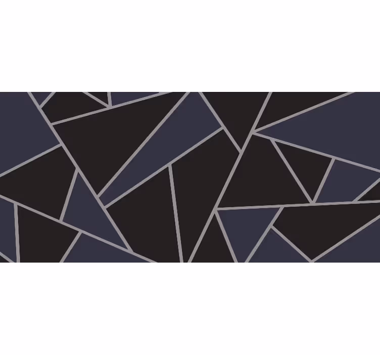 Black roller blind in ivory marble tile design - TenStickers