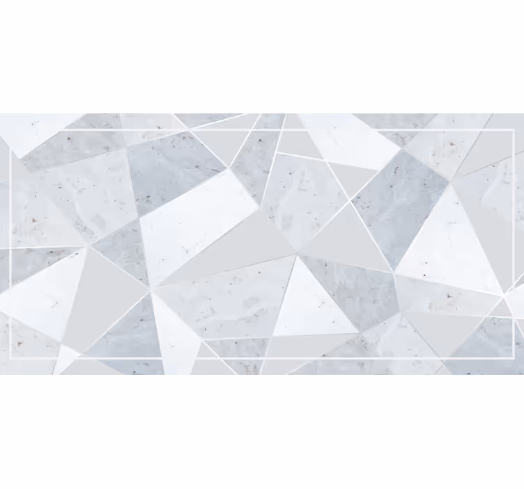 Blind grey abstract tile composition - TenStickers
