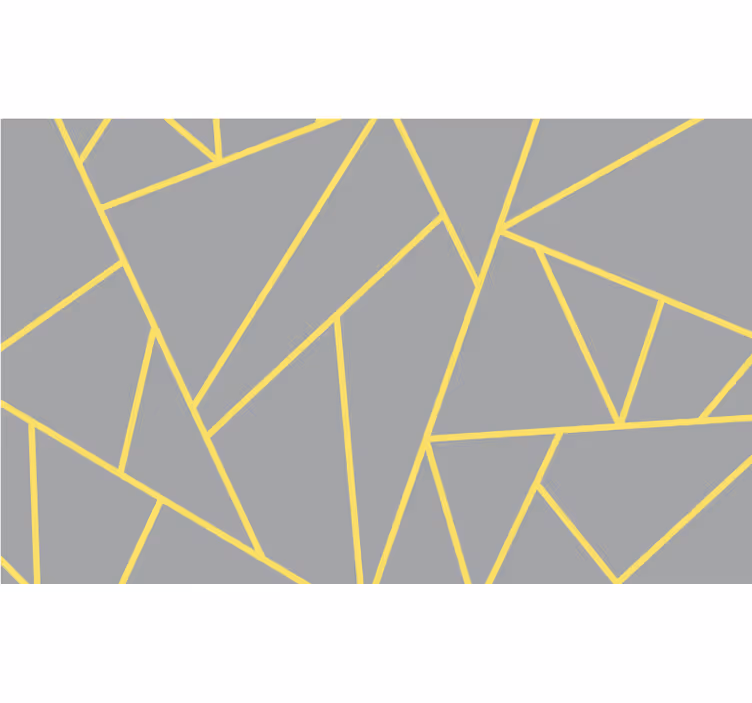 Blind grey pantone triangles two - TenStickers