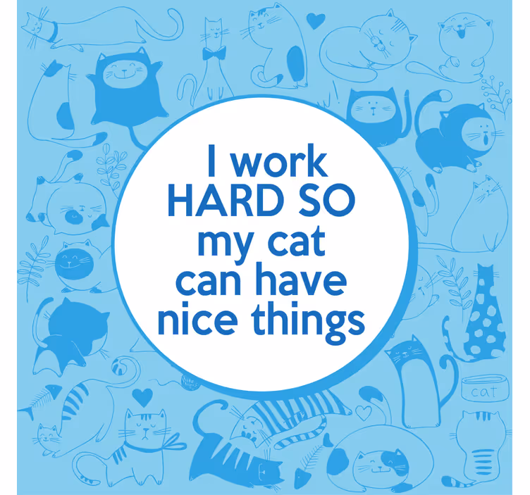 "roller blind office your pet is your inspiration" - TenStickers