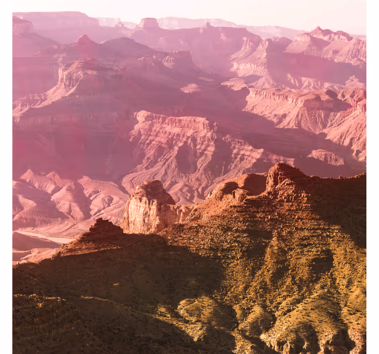 Roller blind office in grand canyon colors - TenStickers