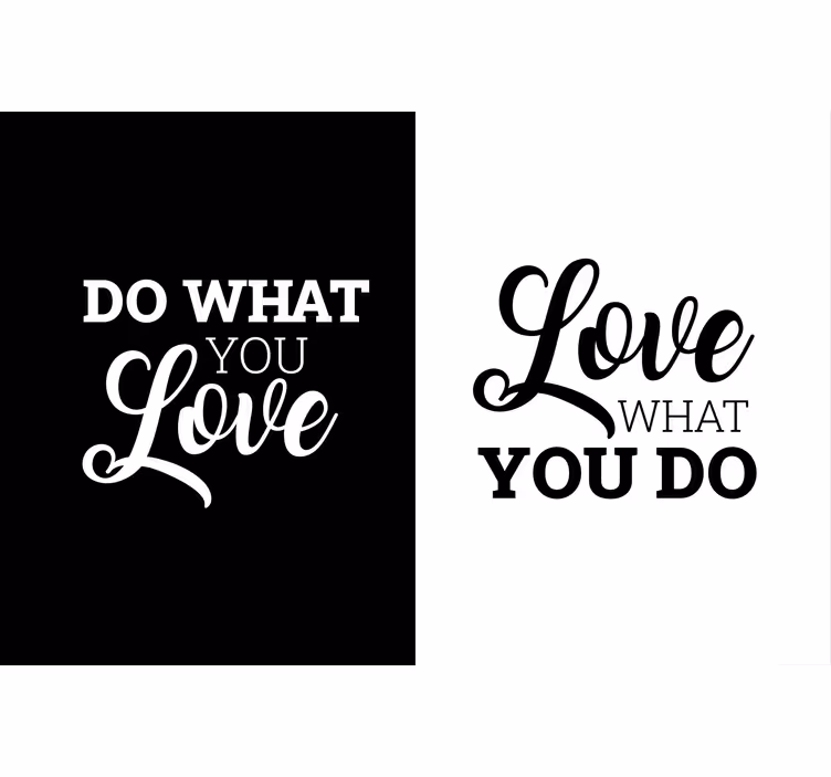 Roller blind office do what you love - TenStickers