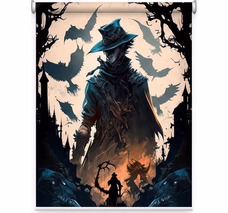 Blind teens gothic video game poster - TenStickers