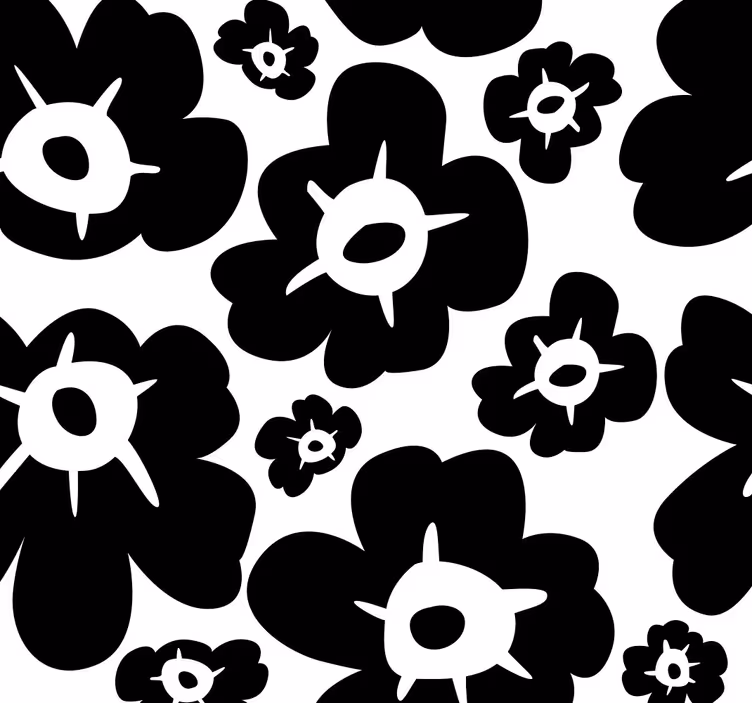 Master bedroom shades black poppy - TenStickers