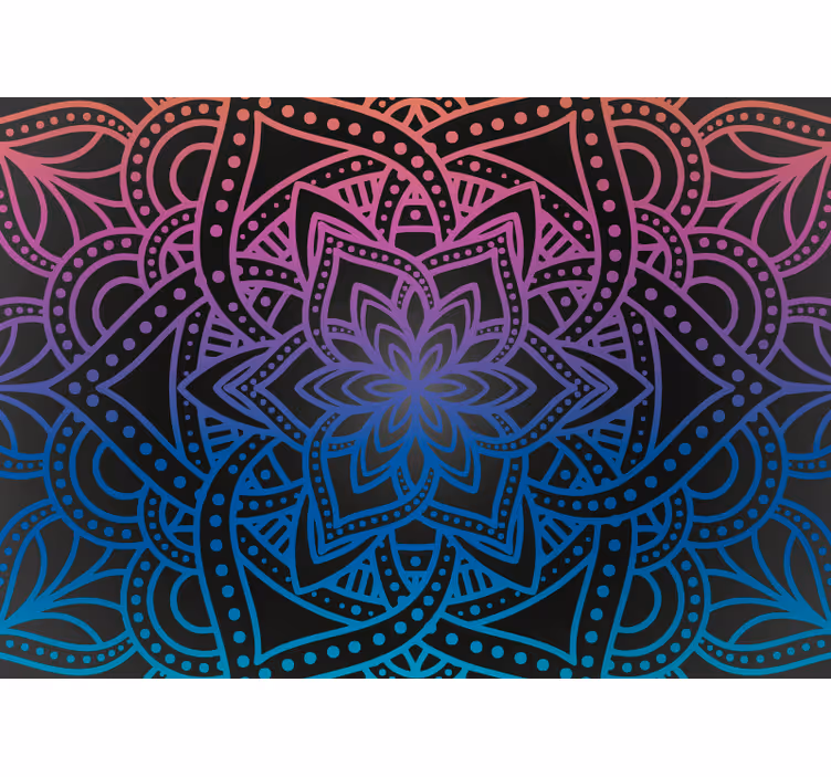 Zen blind mandala intricacy design - TenStickers