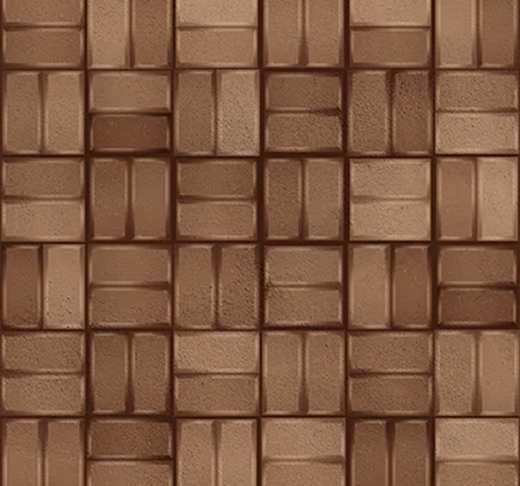 Brown blind geometric marble design - TenStickers