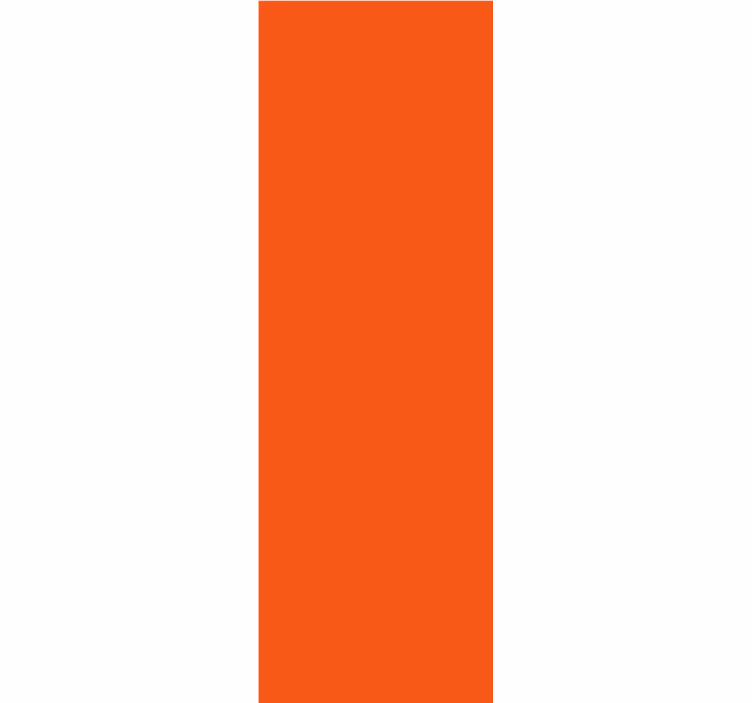 Orange blind in vibrant tangerine shade - TenStickers