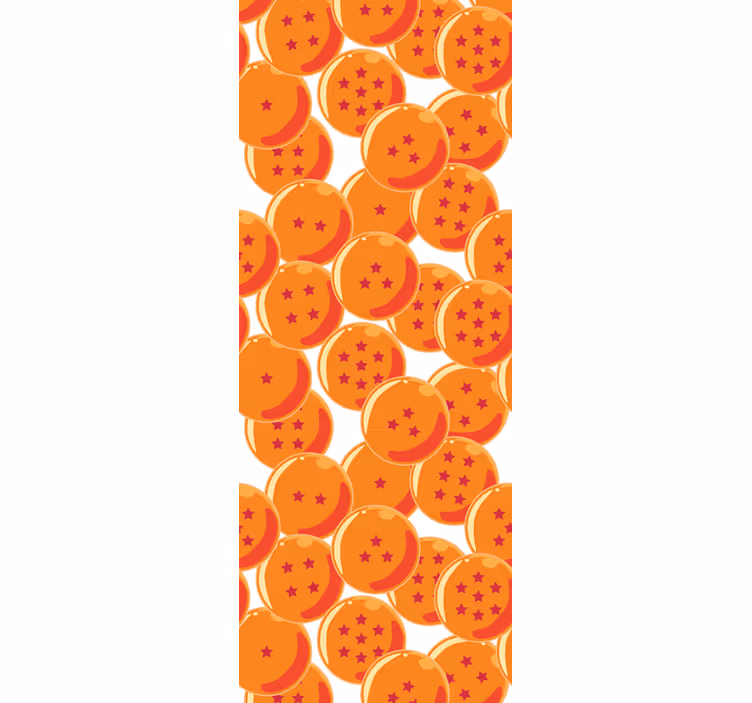 Orange blind dragon balls - TenStickers