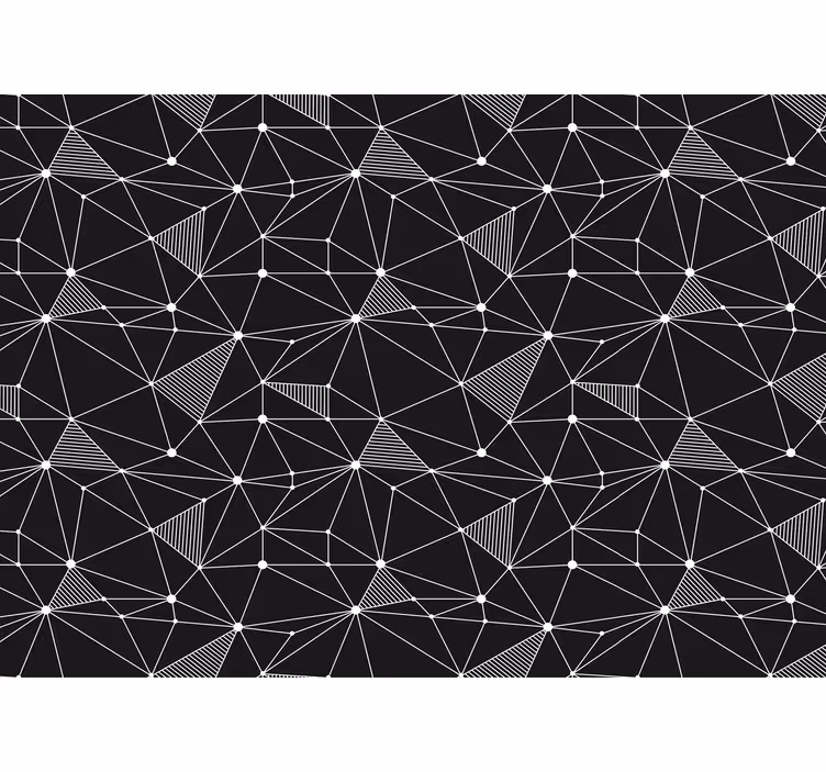 Outdoor blind in black irregular shape - TenStickers