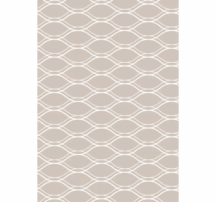 Outdoor blind beige with white lines pattern - TenStickers