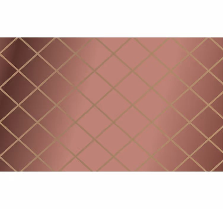 Outdoor blind in pink with golden diamonds - TenStickers