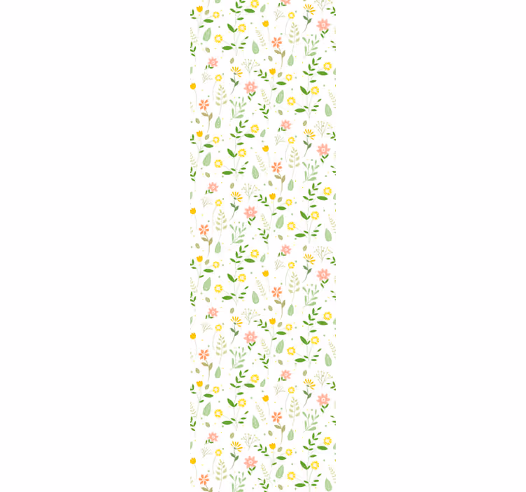 Outdoor blind with multicolor floral design - TenStickers