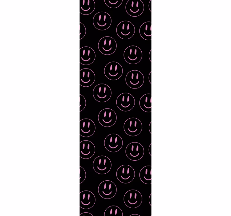 Blind teens with white and purple smiley faces - TenStickers