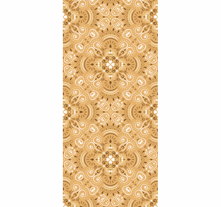 Blind teens vintage beige ornamental design - TenStickers