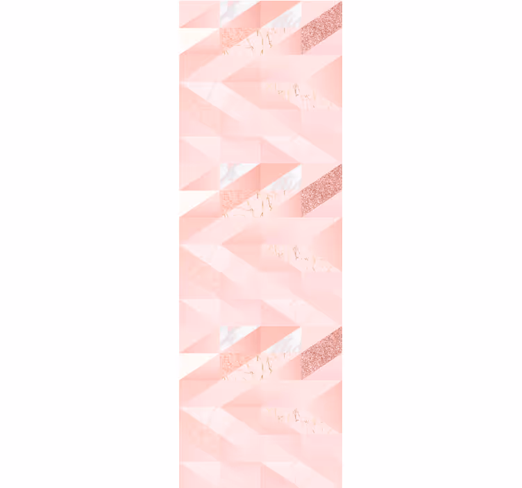 Blind teens with girly pink geometric design - TenStickers