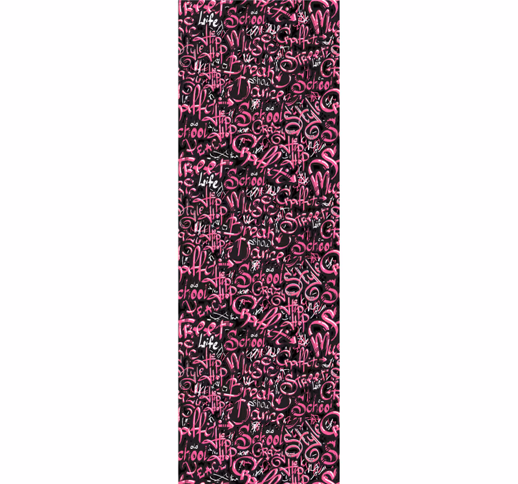 Blind teens pink and black graffiti design - TenStickers