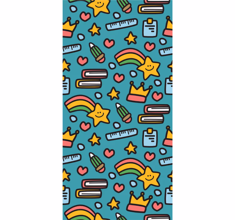Blind teens kawaii child design - TenStickers