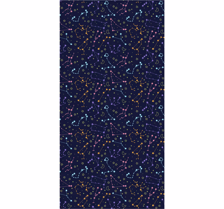 Blind teens in a colorful galaxy - TenStickers