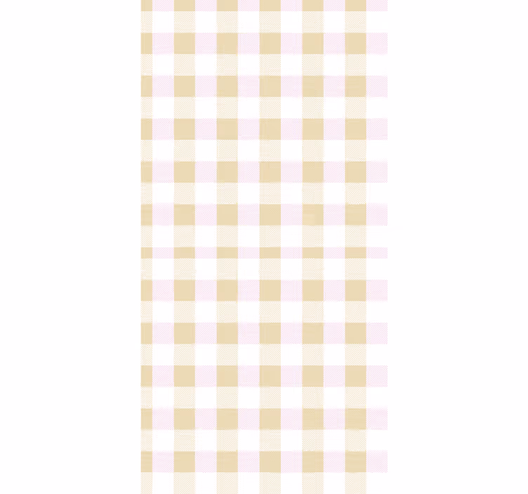 Blind teens in pink and gold tartan - TenStickers