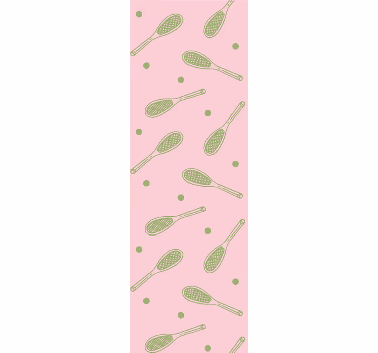Blind teens seamless tennis rackets design - TenStickers