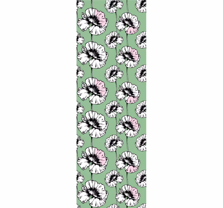 Blind teens wild daisy flower pattern design - TenStickers