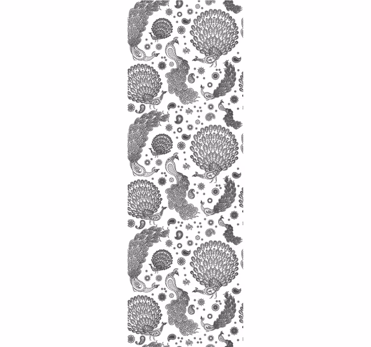Classic blind with indian bird design - TenStickers