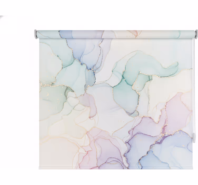 Pastel color bathroom blind - TenStickers
