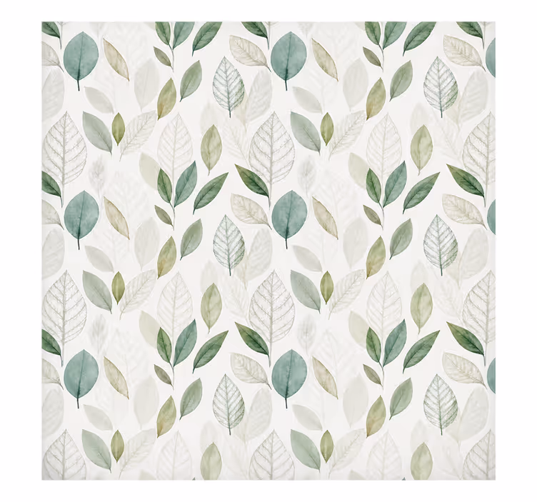Blind grey translucent screen leafs - TenStickers