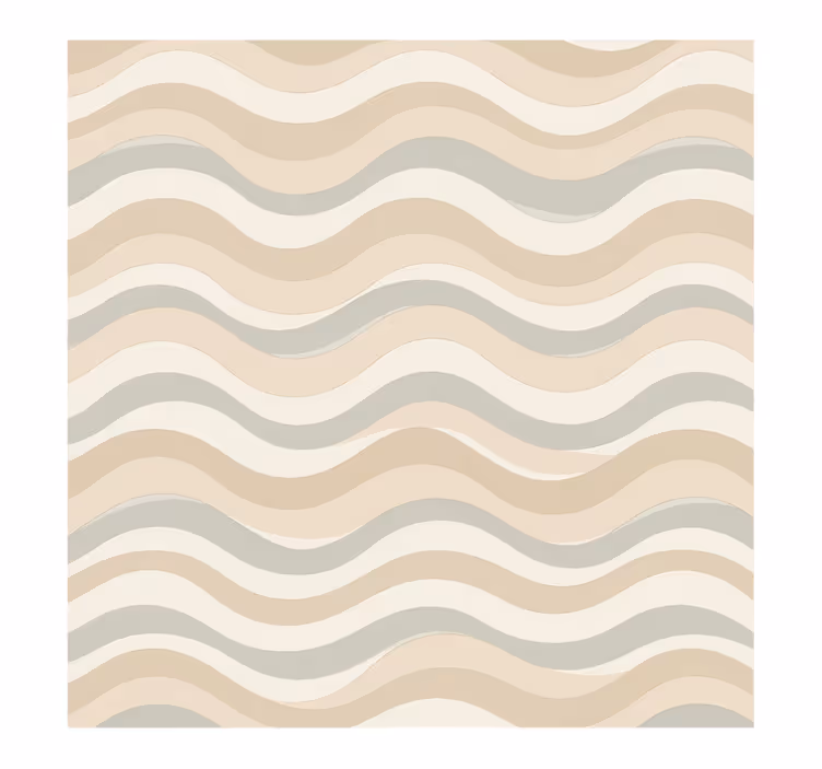 Master bedroom shades width 150 cozy waves pattern - TenStickers