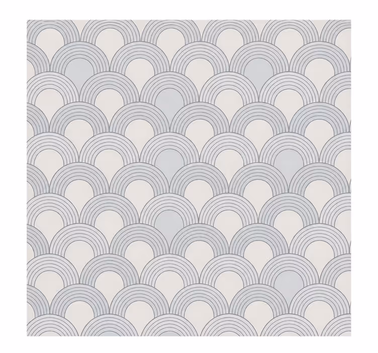 Master bedroom shades width 160 half circle design - TenStickers