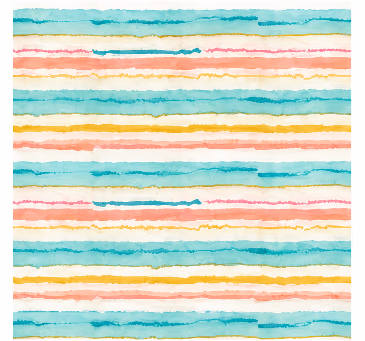 Kitchen roller blind width 250 summer stripe pattern - TenStickers