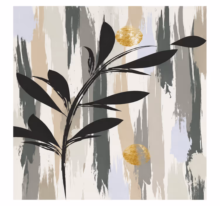 Bathroom blind modern olive tree - TenStickers
