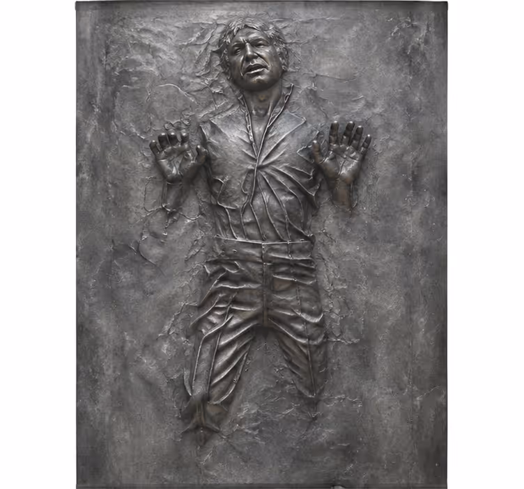 Blind films han solo carbonite fridge sticker - TenStickers
