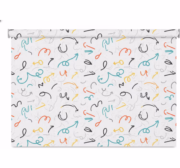 Blind teens colorful funny arrow - TenStickers