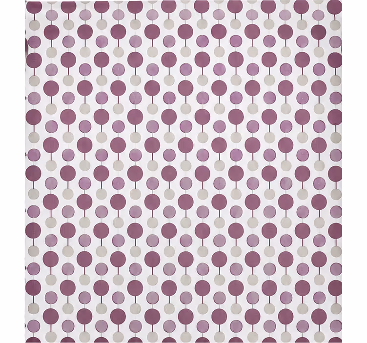 Blind purple interconnected circles design - TenStickers