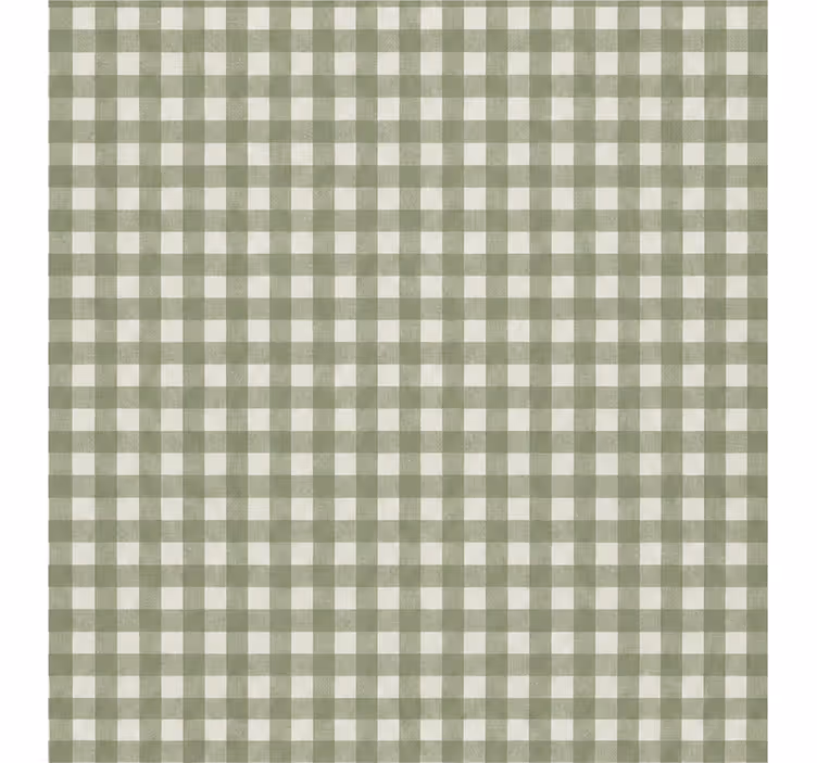 Blind green small gingham squares pattern - TenStickers
