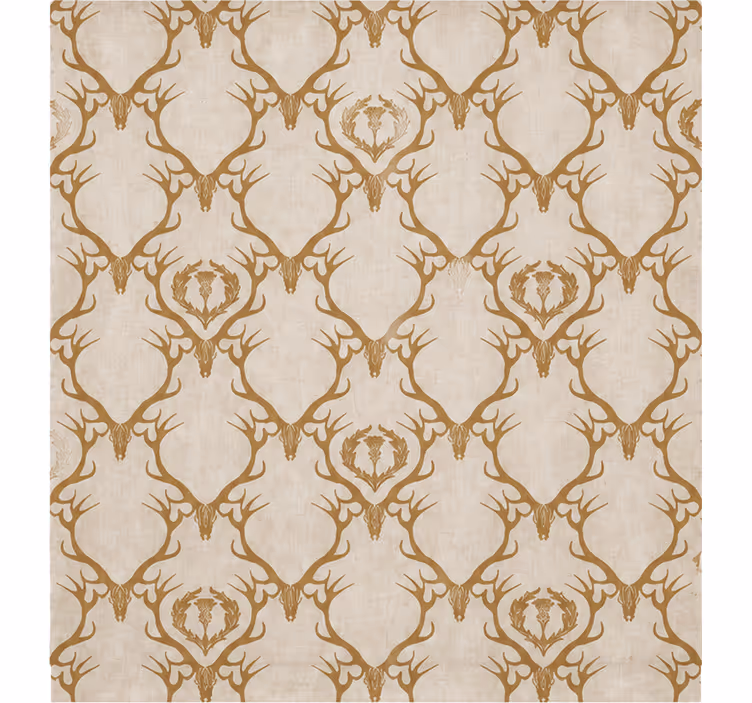 Deer pattern luxurious master bedroom shades - TenStickers
